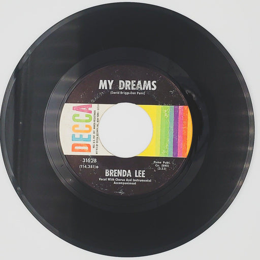 Brenda Lee Alone With You Record 45 RPM Single 31628 Decca 1964 2