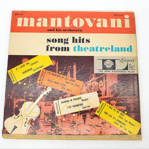 Mantovani And His Orchestra Song Hits From Theatreland LP Record London 1955 2