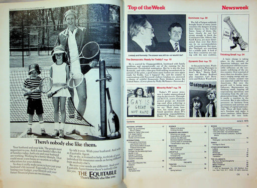 Newsweek Magazine June 2 1975 Robert Redford Dustin Hoffman Watergate Movie Film 2
