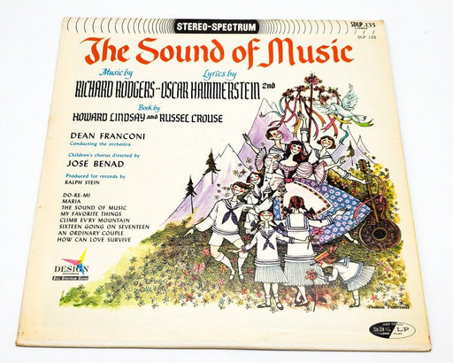 Rodgers & Hammerstein The Sound Of Music 33 RPM LP Record Design 1