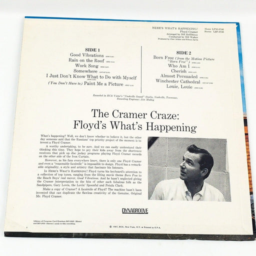 Floyd Cramer Here's What's Happening! Record 33 RPM LP LSP-3746 RCA 1967 2