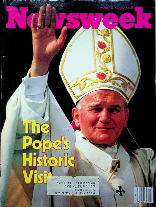 Newsweek Magazine Oct 8 1979 Pope John Paull II Visit Carter Takes On Russians 1