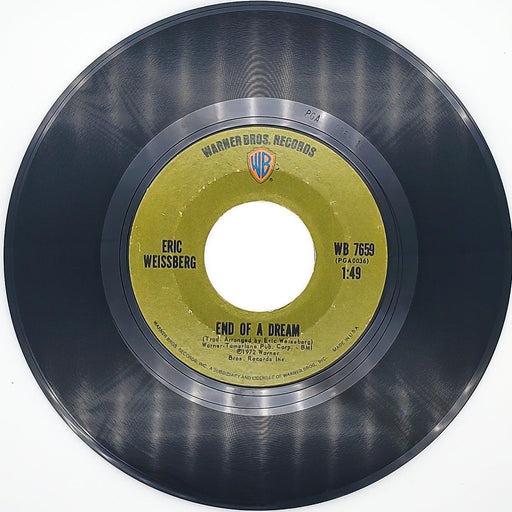 Eric Weissberg Dueling Banjos Record 45 RPM Single WB 7659 Warner Bros. 1972 2