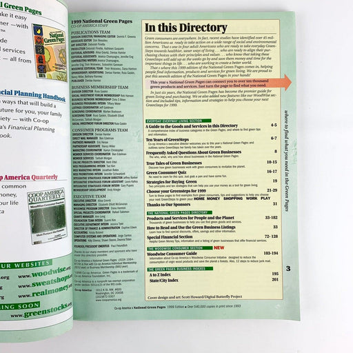 Co-Op America's National Green Pages 1999 Magazine Catalog Directory 2