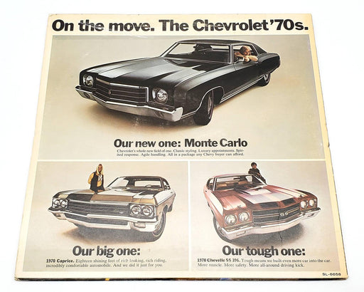 Dionne Warwick On The Move 33 RPM LP Record Chevrolet 1969 SL-6658 2