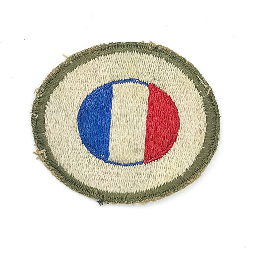 US Army Patch General Headquarters Reserve GHQ OD Border White Back Vintage 1