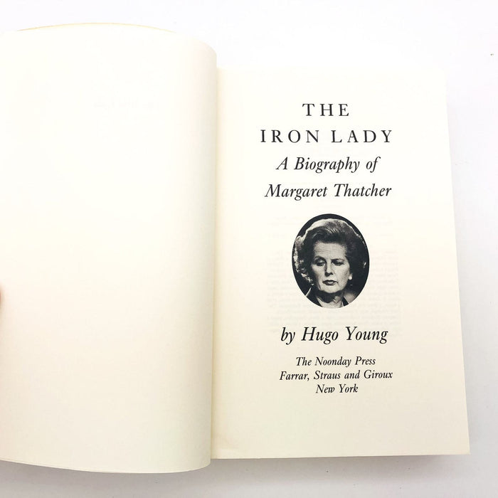 The Iron Lady Margaret Thatcher Paperback Hugo Young 1990 Prime Minister England 6