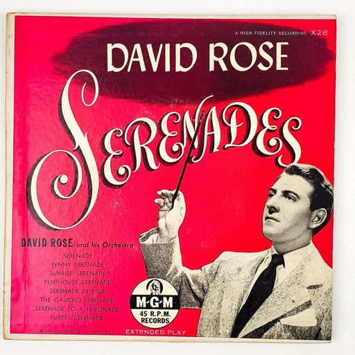 David Rose Serenades Record 45 RPM Double EP X4139 MGM 1