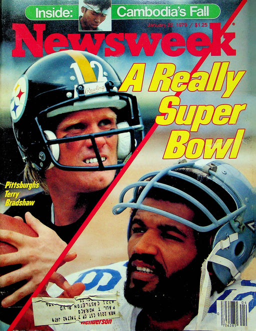 Newsweek Magazine Jan 22 1979 Rookie Quarterback Terry Bradshaw Super Bowl 1