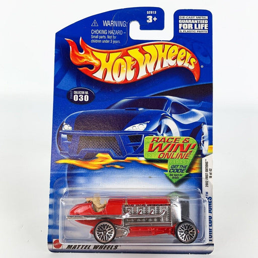 Hot Wheels 2002 First Editions Red Torpedo Jones 18 of 42 #30 2