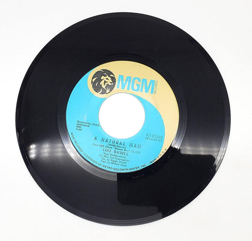 Lou Rawls A Natural Man 45 RPM Single Record MGM Records 1971 K-14262 1