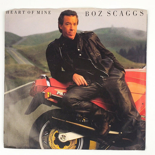 Boz Scaggs Heart Of Mine Record 45 RPM Single 38-07780 Columbia 1988 1