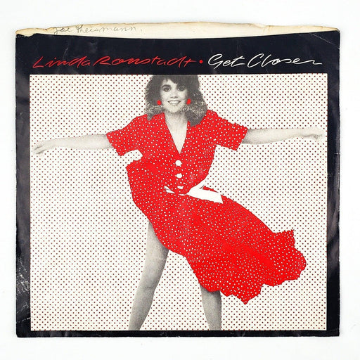 Linda Ronstadt Get Closer Record 45 RPM Single 7-69948 Asylum Records 1982 1