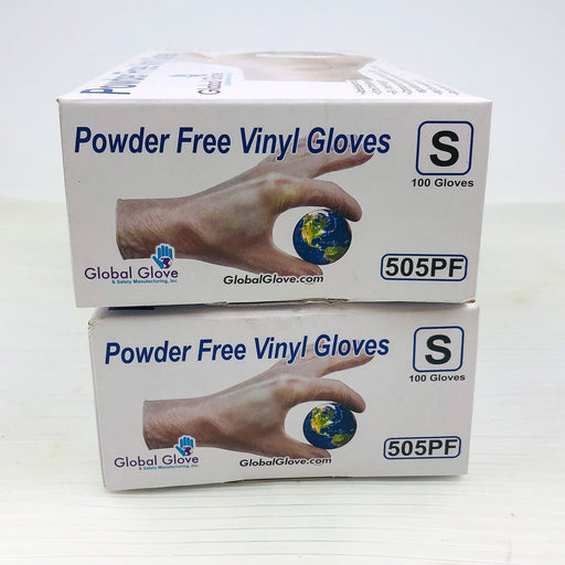 Vinyl Disposable Gloves Small Clear Food Safe Powder Latex Free 200-Pk 5 Mil FDA 1