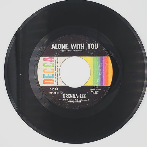 Brenda Lee Alone With You Record 45 RPM Single 31628 Decca 1964 1