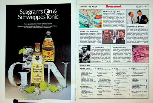Newsweek Magazine July 27 1981 The Merger Wars, Is Big Business Getting Too Big? 2