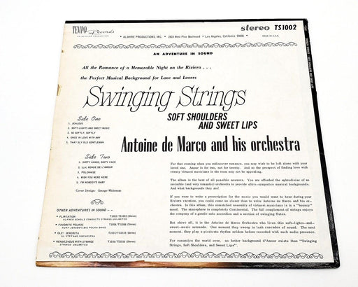 Antoine de Marco Swinging Strings Soft Shoulders and Sweet Lips 33 RPM LP Record 2