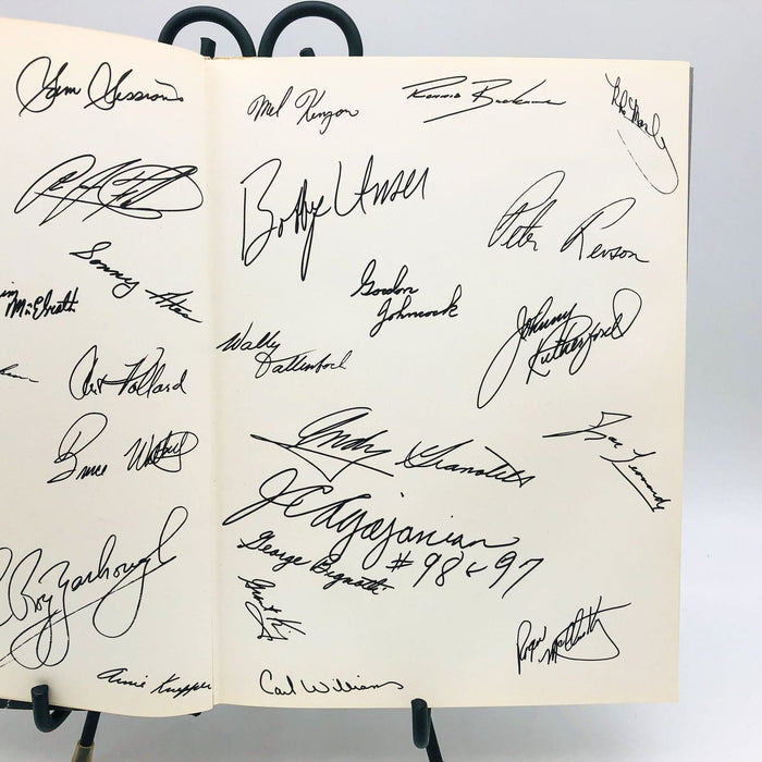 1970 Indy 500 Autographs 32 Total Mario Andretti AJ Foyt Peter Revson Johncock Unser Granatelli Rutherford 5