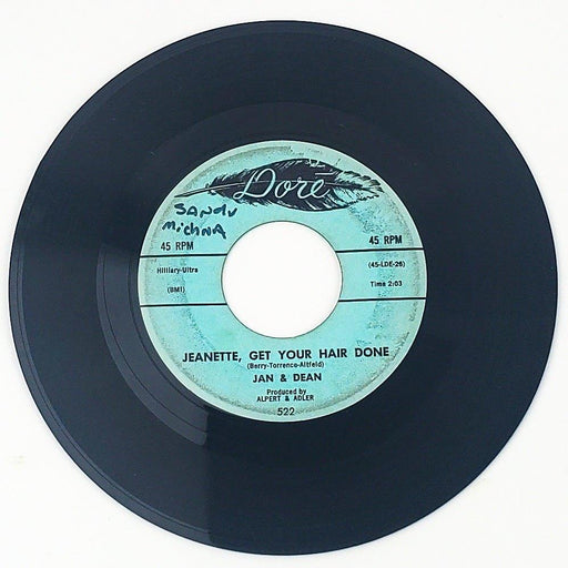 Jan & Dean Baby Talk Record 45 RPM Single 522 Dore 1959 2