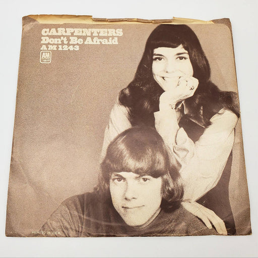 Carpenters For All We Know Single Record A&M 1971 AM-1243-S 2