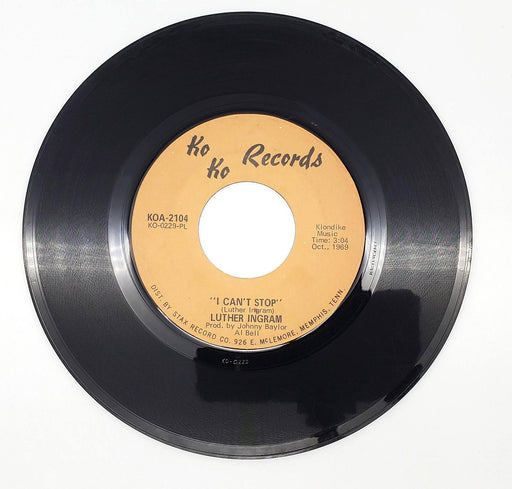 Luther Ingram My Honey And Me 45 RPM Single Record KoKo 1969 KOA-2104 2