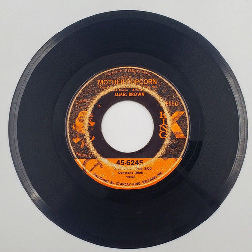 James Brown Mother Popcorn 45 RPM Single Record Kingston Records 1969 1