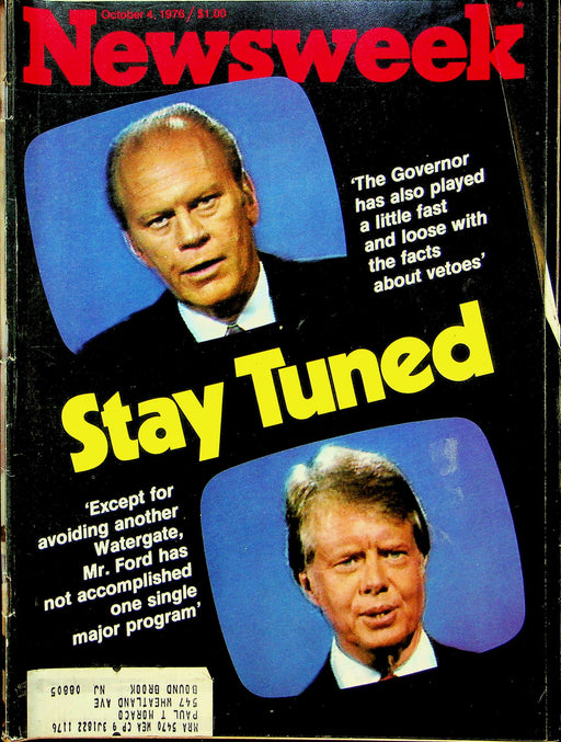Newsweek Magazine October 4 1976 The Debates: Stay Tuned 1