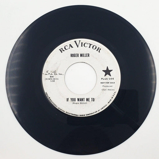 Roger Miller If You Want Me To 45 RPM Single Record RCA 1960 Promo 2