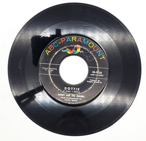 Danny & The Juniors Dottie 45 RPM Single Record ABC-Paramount 1958 45-9926 1