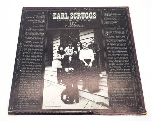 Earl Scruggs Live At Kansas State 33 RPM LP Record Columbia 1972 KC 31758 2