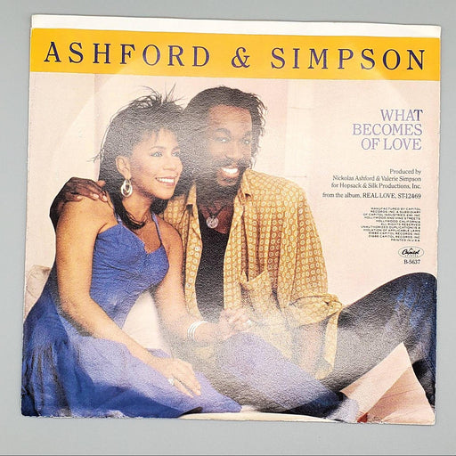 Ashford & Simpson What Becomes Of Love Single Record Capitol Records 1986 2