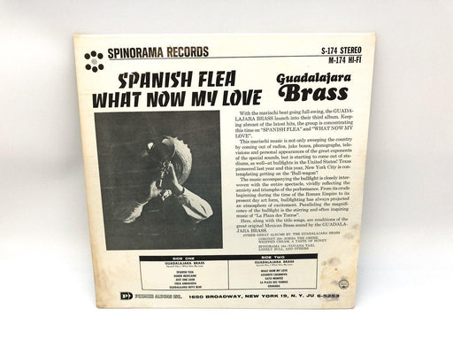 Guadalajara Brass What Now My Love Record 33 RPM LP S-174 Spin-O-Rama 1968 2