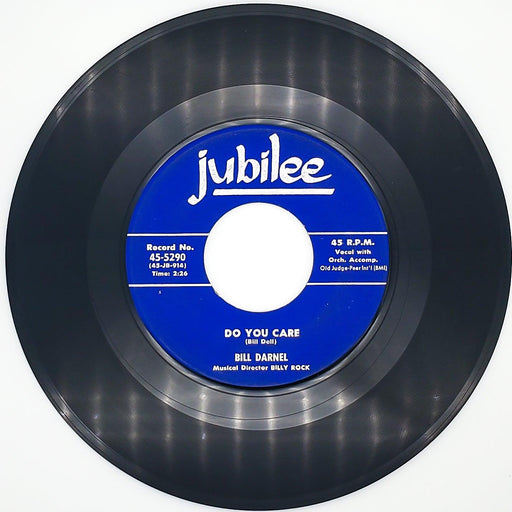Bill Darnel Rainbow Record 45 RPM Single 45-5290 Jubilee Records 1957 2