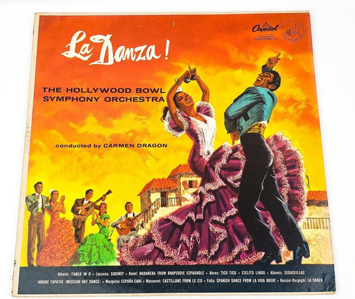 Hollywood Bowl Orchestra La Danza Record 33 RPM LP P-8314 Capitol Records 1959 1