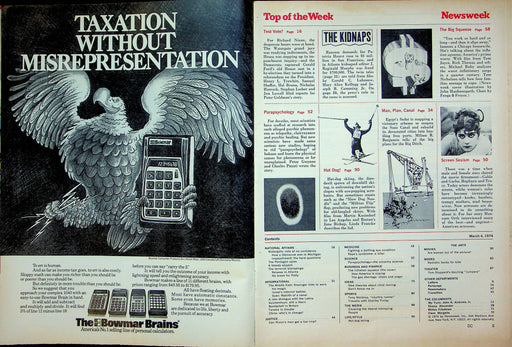 Newsweek Magazine Mar 4 1974 Grand Jury Results Nixon Watergate Hearst Abduction 2