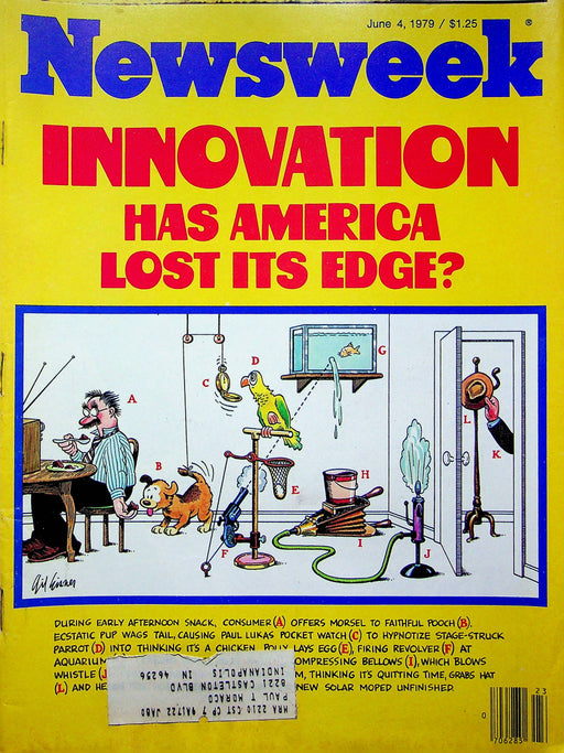 Newsweek Magazine June 4 1979 Innovation Gap in America Peekaboo Slit Skirts 1