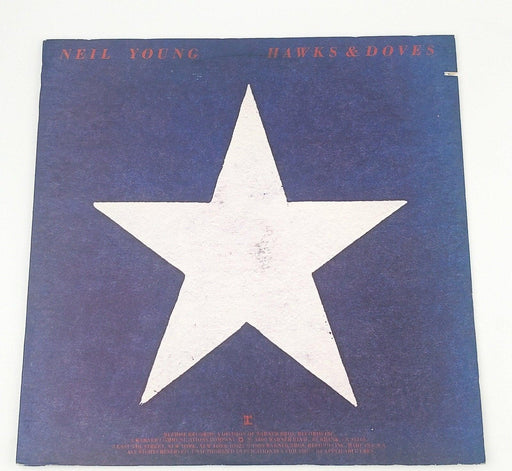 Neil Young Hawks & Doves Record 33 RPM LP HS 2297 Reprise 1980 1