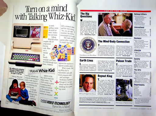 Newsweek Magazine November 7 1988 Bob Cook Lisa Apple Computer Nabisco Buyout 2