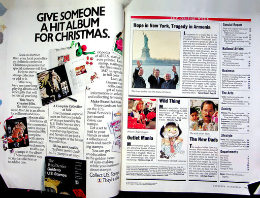 Newsweek Magazine December 19 1988 Mikhail Gorbachev in America Maurice Sendak 2