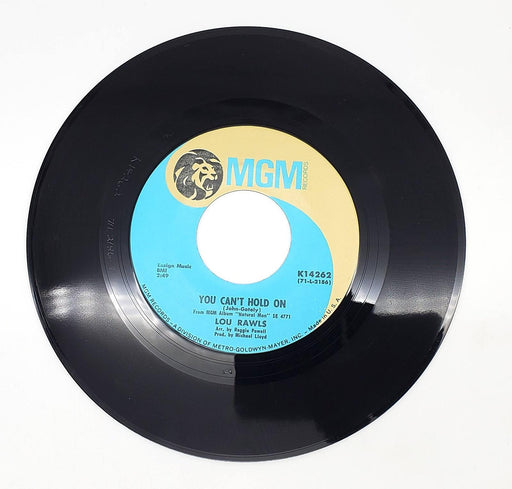 Lou Rawls A Natural Man 45 RPM Single Record MGM Records 1971 K-14262 2