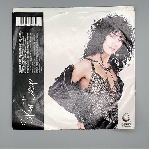 Cher Skin Deep Single Record Geffen 1988 7-27894 2