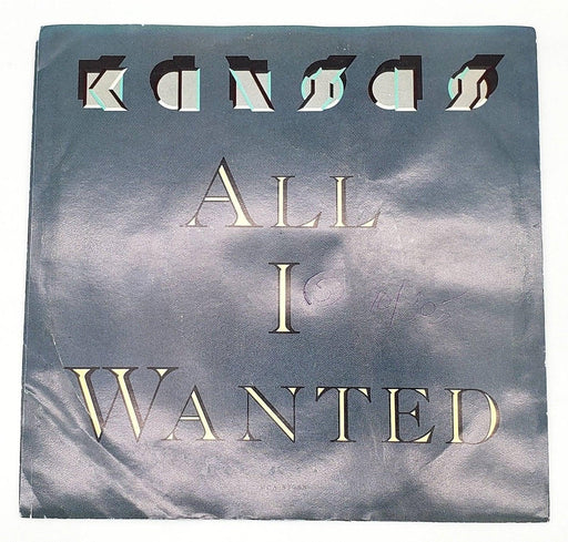 Kansas All I Wanted 45 RPM Single Record MCA Records 1986 PROMO MCA 52958 1