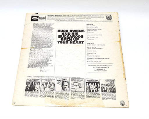 Buck Owens And His Buckaroos Open Up Your Heart LP Record Capitol Records 1966 2
