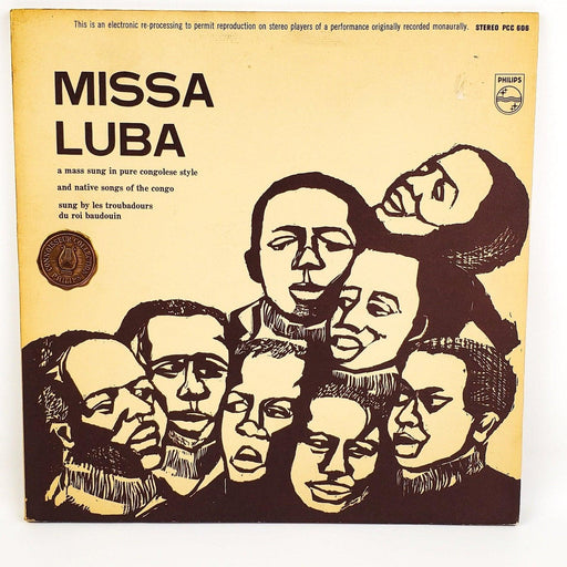 Les Troubadours Du Roi Baudouin Missa Luba Record 33 LP Philips 1963 Gatefold 1