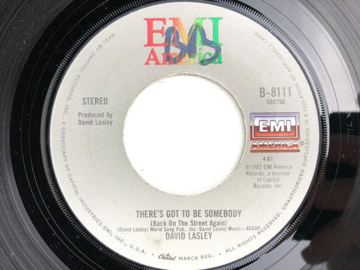 David Lasley 45 RPM 7" Single If I Had My Wish Tonight / There's Got To Be... 1