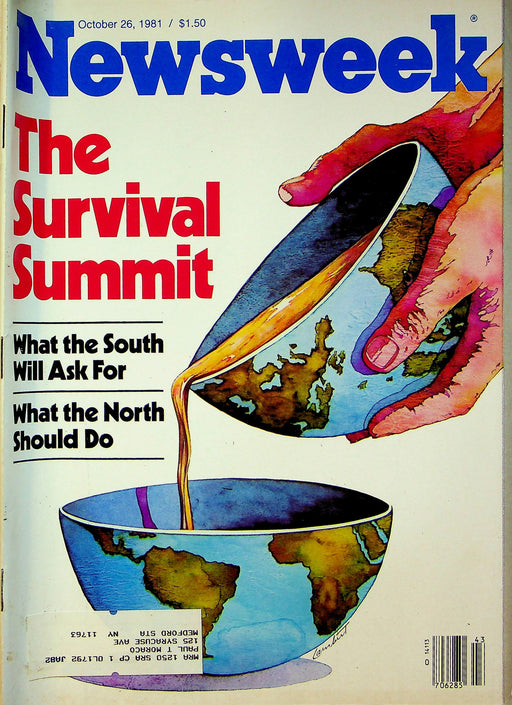 Newsweek Magazine October 26 1981 The Survival Summit, What The South Ask For 1