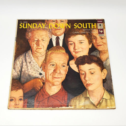 Carl Smith Trio Sunday Down South LP Record Columbia 1957 CL 959 1