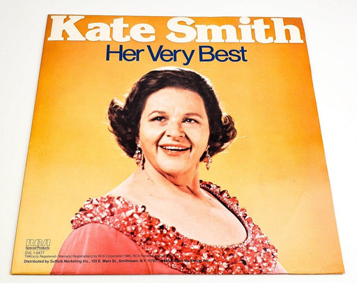 Kate Smith Her Very Best 33 RPM LP Record RCA 1980 DVL 1-0477 1
