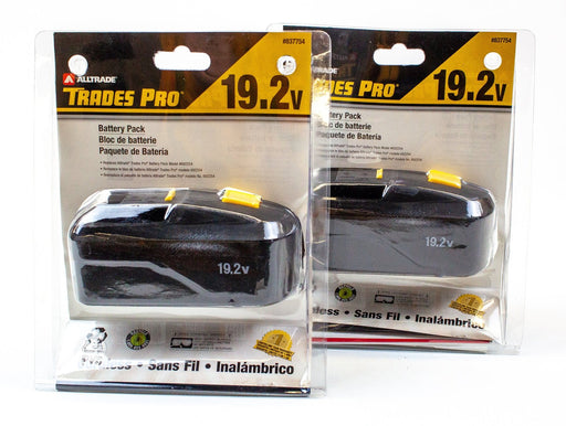 2pk AllTrades Trades Pro 19.2V Replacement Battery Pack 837754 Replaces 692254 1