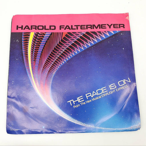 Harold Faltermeyer The Race Is On Single Record MCA Records 1987 MCA-53055 1